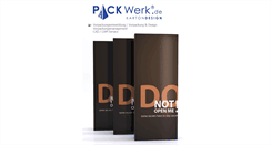 Desktop Screenshot of pack-werk.de